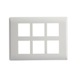 Havells Coral Glossy White 12 Module Plate (Ref. No. AHCPLCWV12)