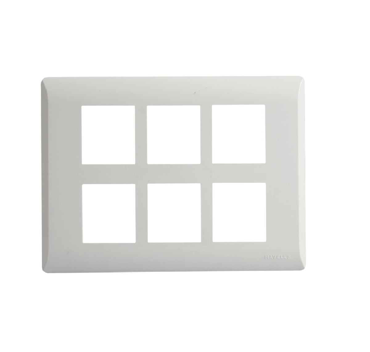 Havells Coral Glossy White 12 Module Plate (Ref. No. AHCPLCWV12)