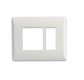 Havells Coral Glossy White 3 Module Plate (Ref. No. AHCPLCWV03)
