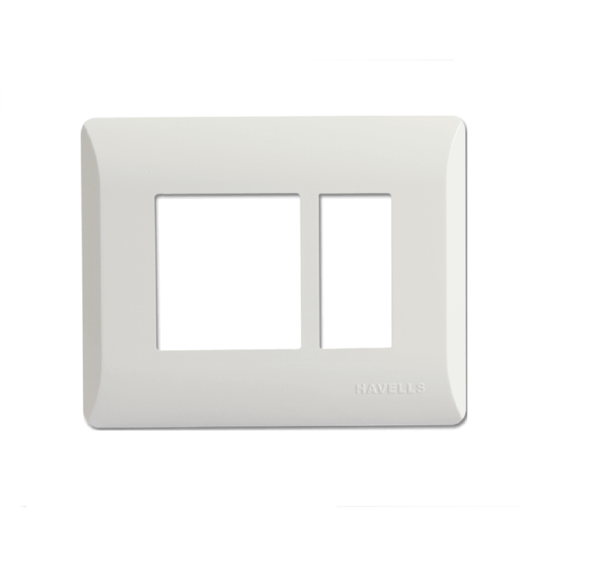 Havells Coral Glossy White 3 Module Plate (Ref. No. AHCPLCWV03)