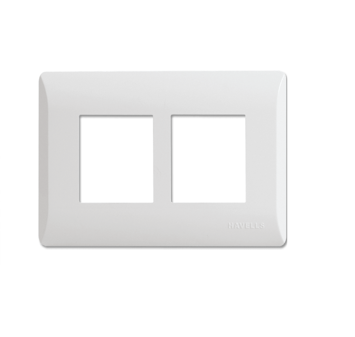 Havells Coral Glossy White 4 Module Plate (Ref. No. AHLPLCWV04)