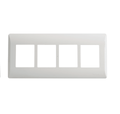 Havells Coral Glossy White 8 Module Plate Horizontal (Ref. No. AHLPLCWH08)