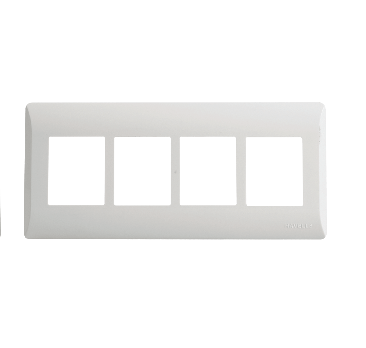 Havells Coral Glossy White 8 Module Plate Horizontal (Ref. No. AHLPLCWH08)
