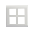 Havells Coral Glossy White 8 Module Plate Square (Ref. No. AHCPLCWV08)