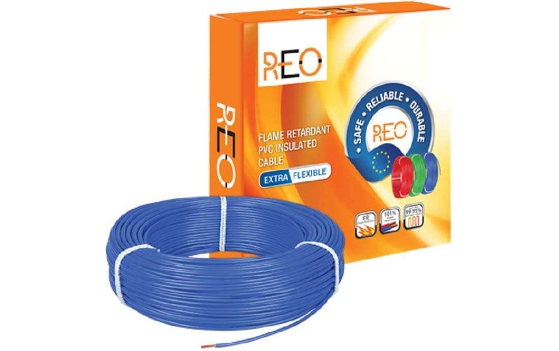 REO Single Core FR PVC Insulated Copper Conductor (Unsheathed) Flexible 90meter Cable 1.5 sq. mm