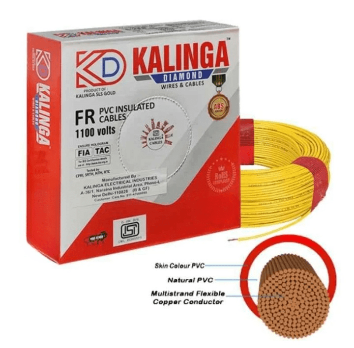 Kalinga Diamond 90m 6.0 Sqmm FR PVC Housing Wire