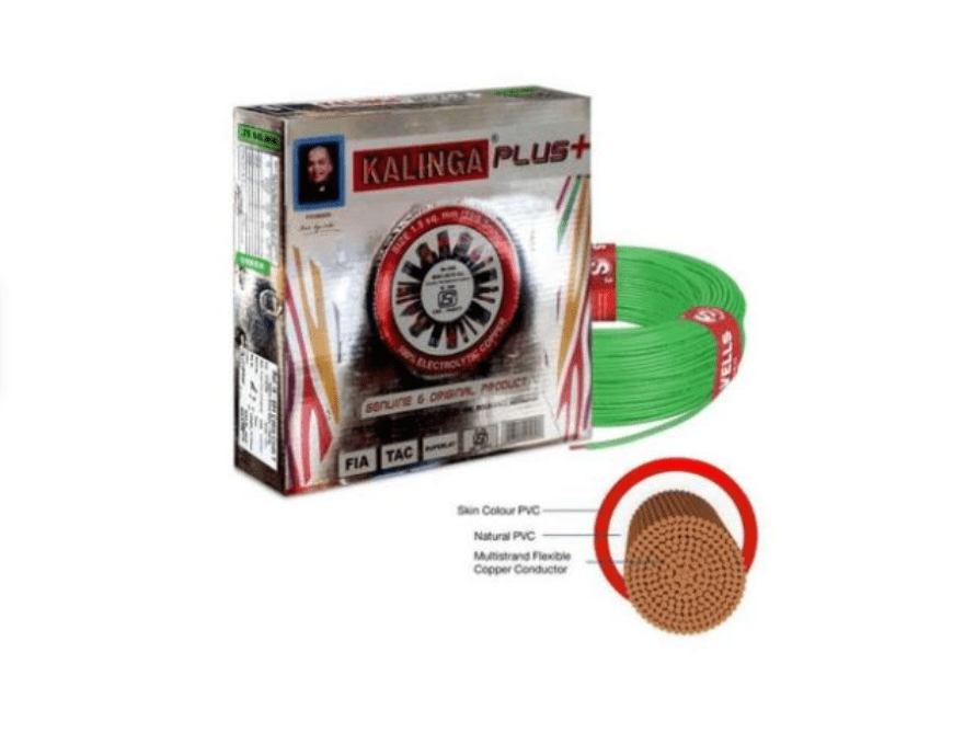 Kalinga Plus Wire 0.75 sqmm FR PVC Cable, Length: 90Mtr