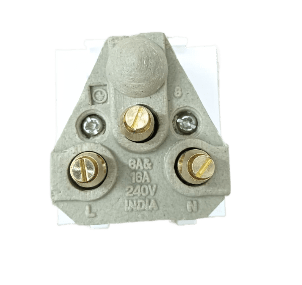 ConaSmyle Olive Universal Socket 16A (W/O Shutter) 2Module 240V~White (Ref. No. M-122B)