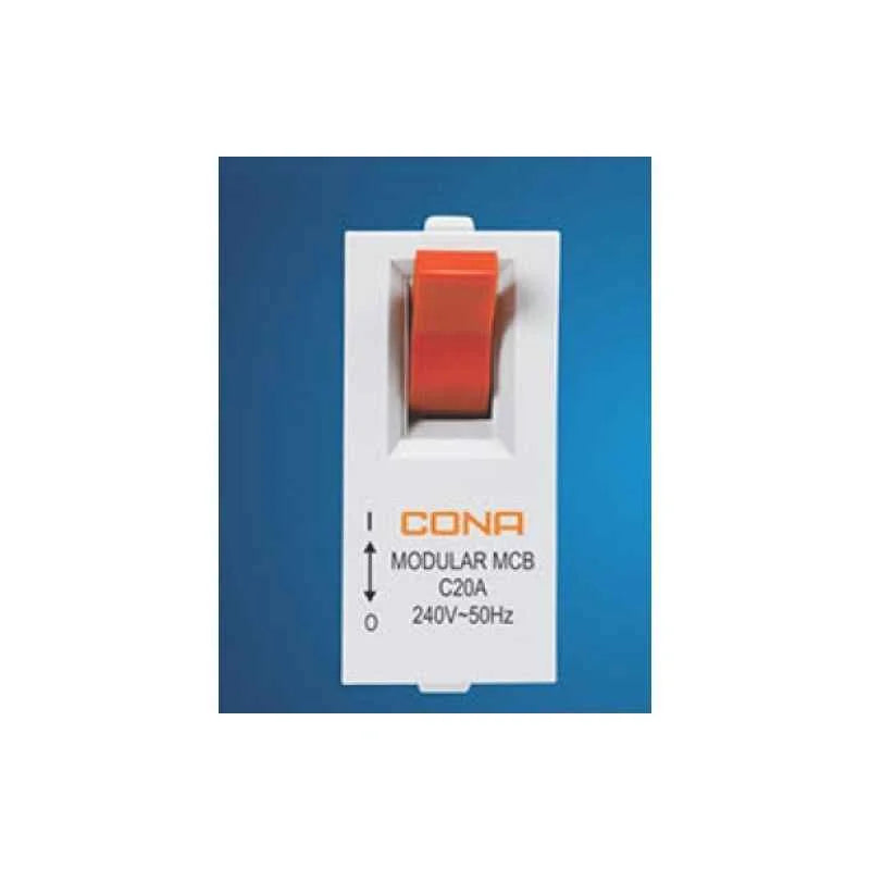 Cona Smyle 1M 6A Single Pole MCB, (Ref no: M-142)