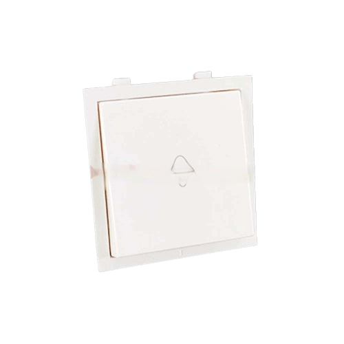 ConaSmyle Olive 2Module Dual Bell Push Switch White (Ref. No. M-116)