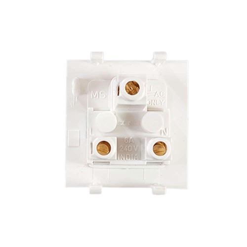 ConaSmyle Olive 2 in 1 Socket 6A 2Module 240V~White (Ref. No. M-120)