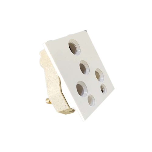 Rayvolt Socket 6/16Amp 5 pin Ceramic / Porceling 2Modular (Ref No. Moto3016A)