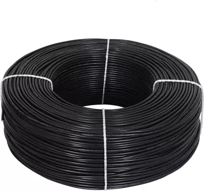 RayVolt Wire 6.0 Sqmm FR PVC with XLPE Double Insulated Cable, Length: 90Mtr