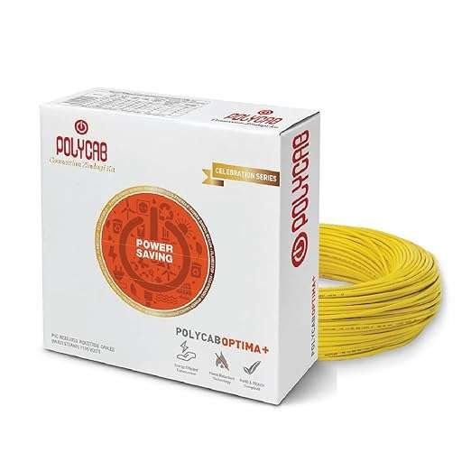 Polycab Optima Plus FR-LF Wire 2.5sqmm PVC Insulated Industrial Cables (Multi Strand)