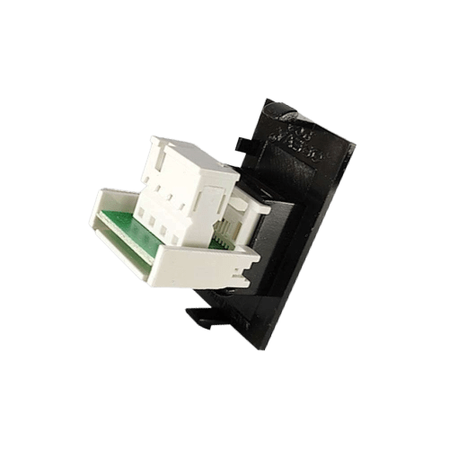 Oreva Jett Black Cat 6 Internet Socket 1 Module (Ref No. JST-7287)