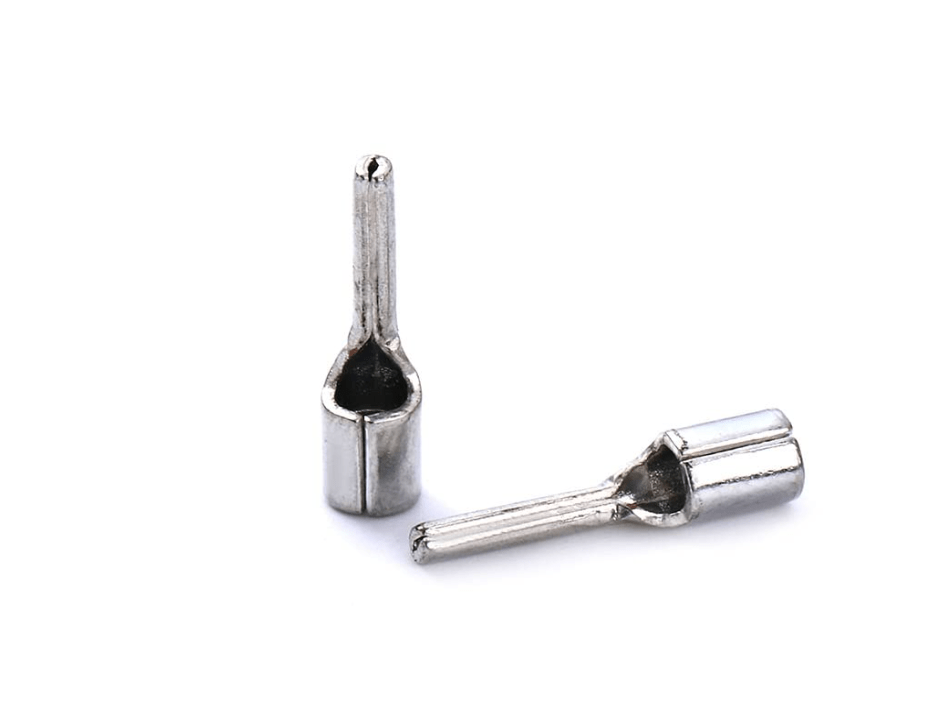Crimping Pin Type Copper Lugs Silver. [Pack of 50 Nos.]
