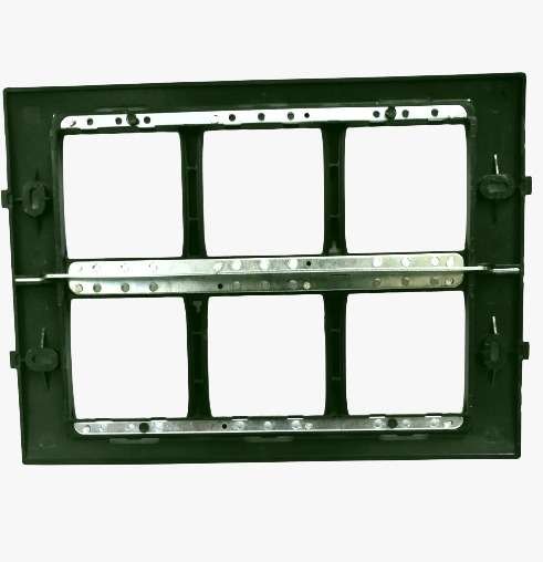 Wipro, North-West Cover Plate 12 Module Natural White (Ref. No. CS9712MS-PLUS)