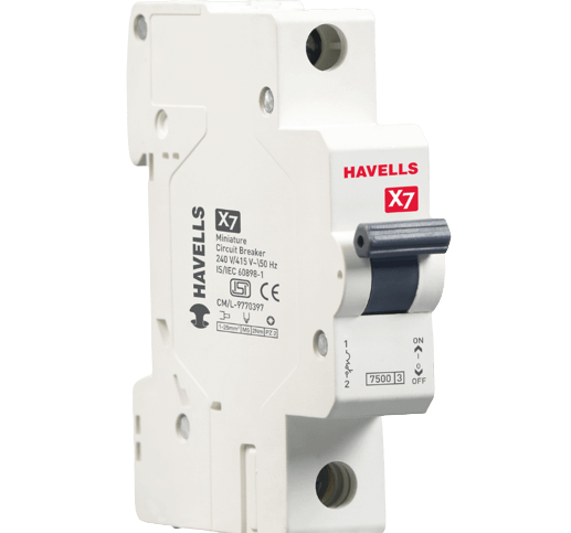 HAVELLS X7 MCB 63 AMP Single Pole X7 SERIES MCB