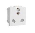 Havells-Coral 3 PIN SOCKET 6A/16A 240V~ (Ref No. AHLKCXW163)