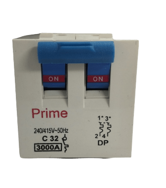 Prime 32 Amp Single pole / Double Pole MCB