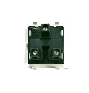 Greatwhite Fiana 6A White 3 Pin Socket, (Ref no 20232-Wh)