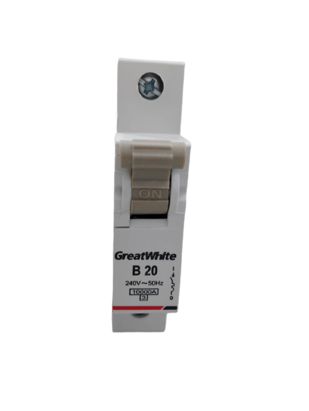 Greatwhite MCB Single Pole, 6 to 32Amp