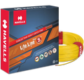 Havells LifeLine Plus Wire 4.0 Sqmm HRFR PVC Insulated Flexible Cables, Length: 90M