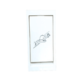 Rayvolt Bell Push Flat Switch 1 Modular (Ref. No. Moto10013)
