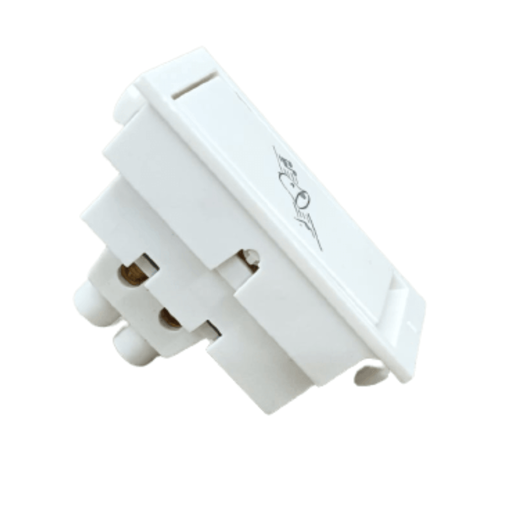 Rayvolt Bell Push Flat Switch 1 Modular (Ref. No. Moto10013)
