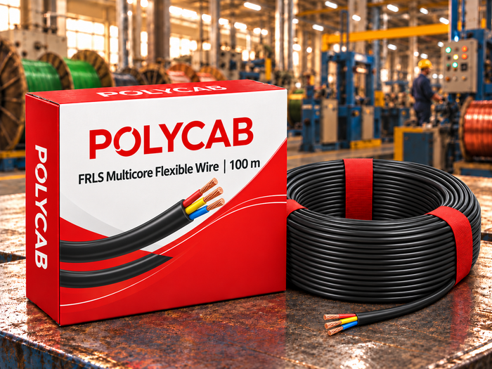 Polycab FRLS Multicore Flexible Wire – 100 m