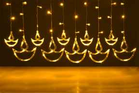Orient Electric 10 LEDs 3.7 m Gold Rice Lights (Pack of 1)