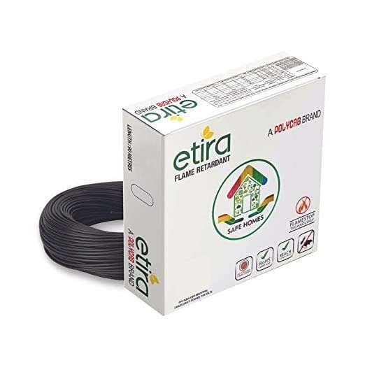 Polycab Etira Wire 1.5 sqmm PVC Insulated Industrial Cables (Multi Strand) - FR 90Mtr