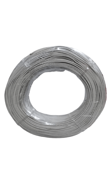 Tekson White Parallel Wire FR PVC Housing Wire, 0.25 Sqmm Length: 90M
