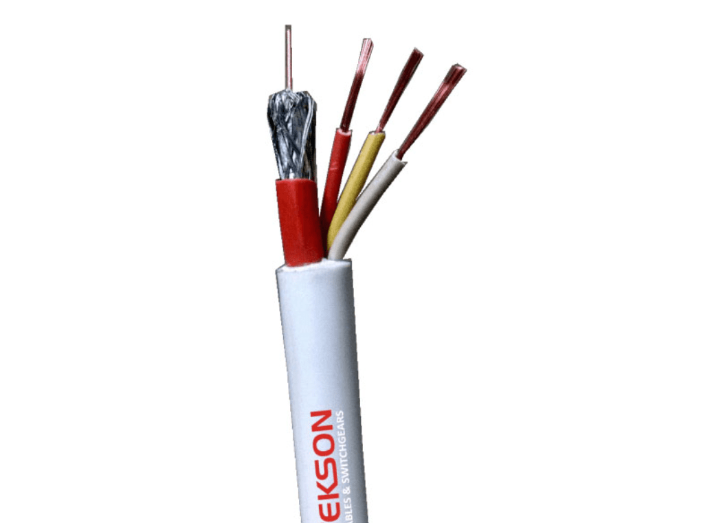 Tekson CCTV wire 3+1 & 4+1 Normal Solid Copper Wire