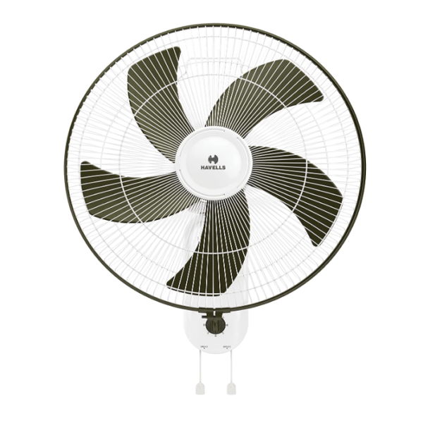 Havells Pentaforce 400mm (White/Green) Wall Fans