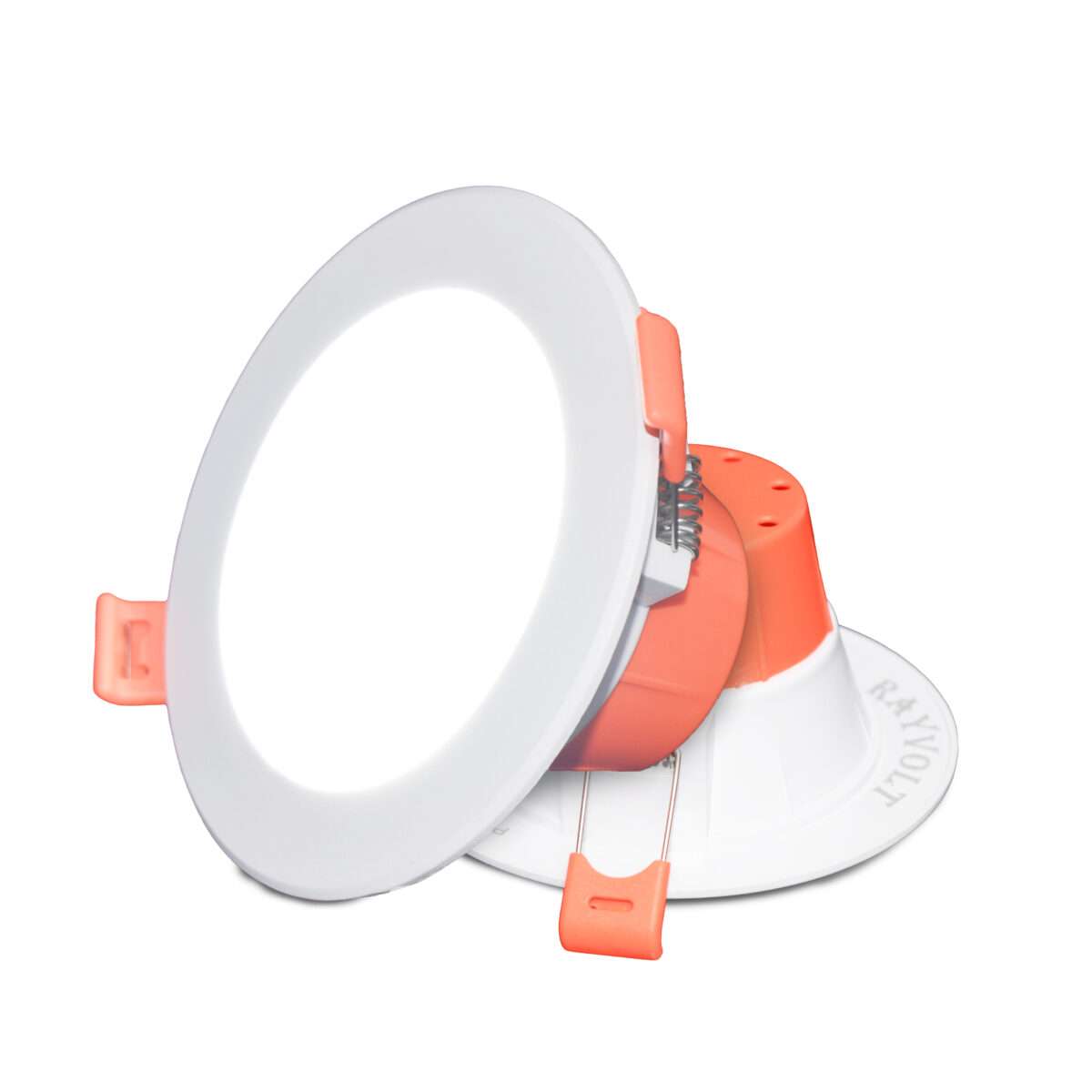 Rayvolt 7Watt Round PVC Concealed Led Panel Light