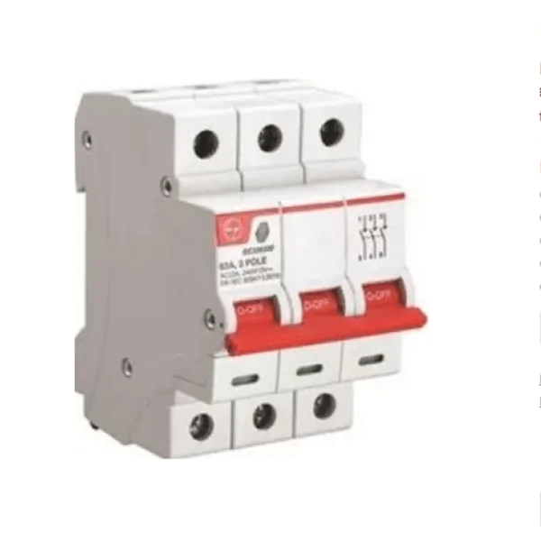 L&T Triple Pole Isolators (White)
