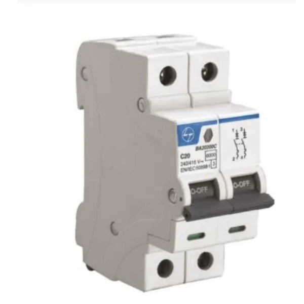 L&T Tripper, Double Pole, C-Curve MCB