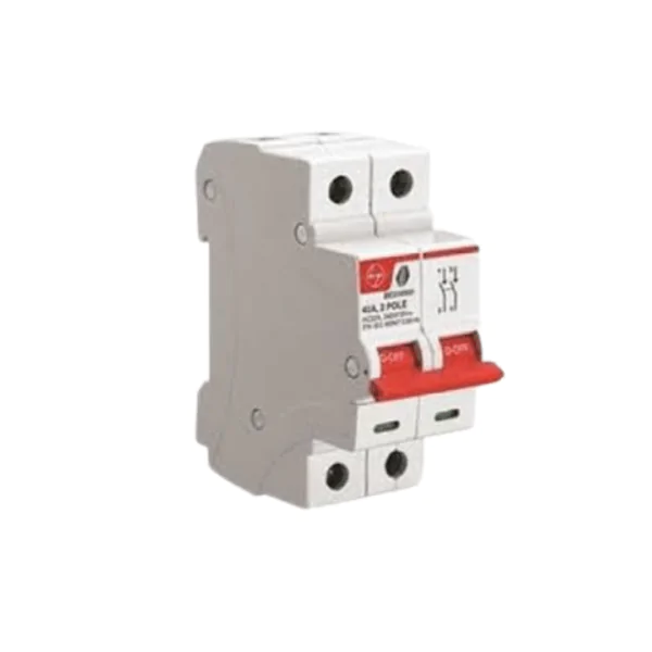 L&T Double Pole Isolators (White)